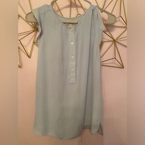 Loft small baby blue blouse